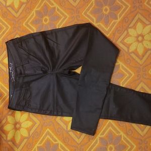 Faux leather pants
